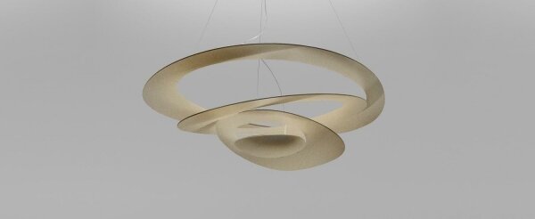 Artemide 1254120A -LED Stmívatelný lustr na lanku PIRCE LED/44W/230V 3000K zlatá