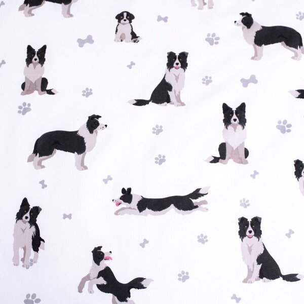 Jerry Fabrics Povlečení fototisk Border Kolie 140x200, 70x90 cm