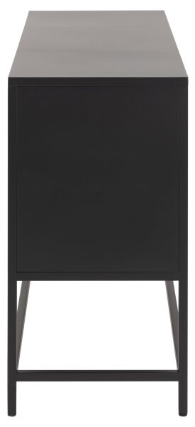 Příborník SETH 125x75x40 cm černá
