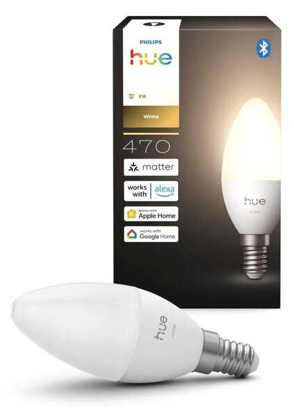 LED Stmívatelná žárovka Philips Hue White B39 E14/3,9W/230V 2700K