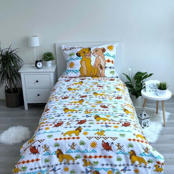 Jerry Fabrics Povlečení Lion King Afrika 140x200, 70x90 cm