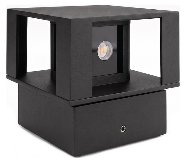 LED Venkovní nástěnné svítidlo LED/12W/230V IP54 černá
