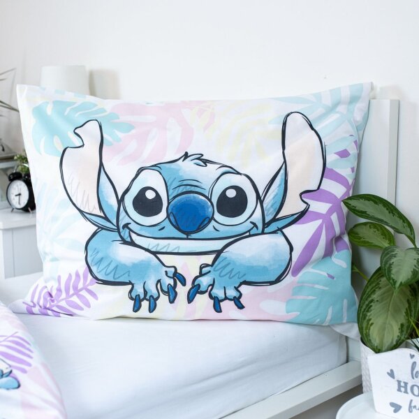 Jerry Fabrics Povlečení Lilo a Stitch Leaves 140x200, 70x90 cm