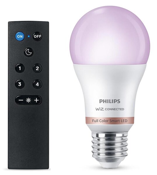 LED RGB Stmívatelná žárovka Philips SMART A60 E27/8,5W/230V 2200-6500K + DO