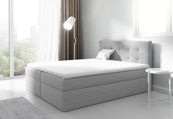 Čalouněná postel boxspring ISLA, 160x200, inari 100