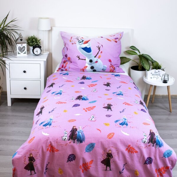 Jerry Fabrics Povlečení Frozen Magical time 140x200, 70x90 cm