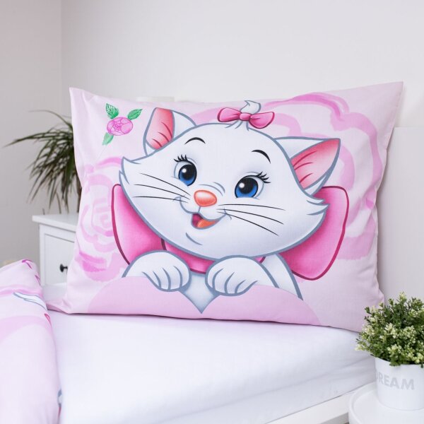 Jerry Fabrics Povlečení Marie Cat Pink 03 140x200, 70x90 cm