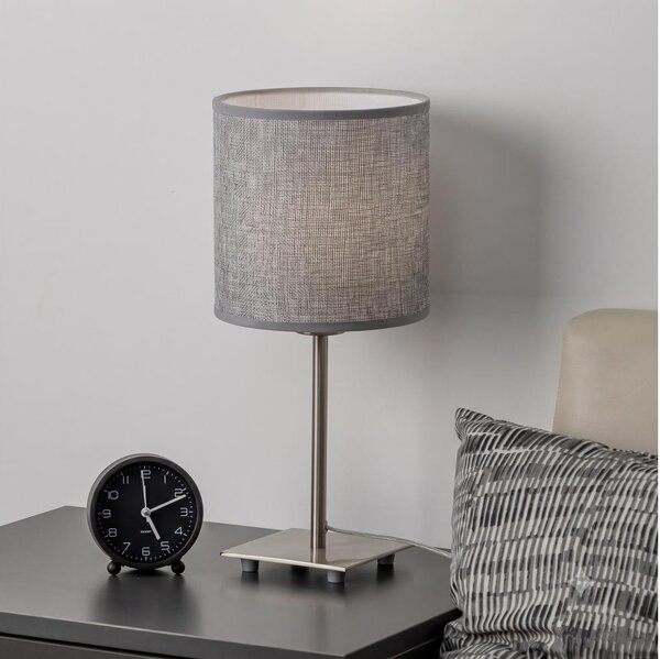 Brilagi - LED Stolní lampa NUBILA 1xE27/60W/230V šedá