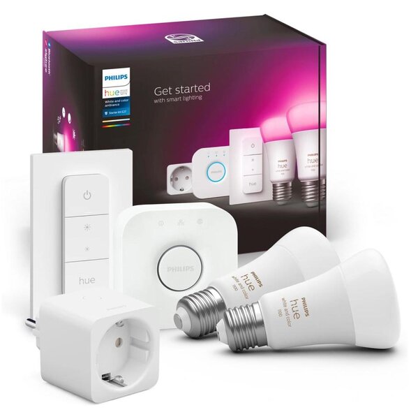Základní sada Philips Hue WHITE AND COLOR AMBIANCE 2xE27/9W/230V 2200-6500K