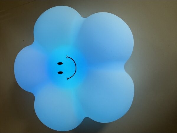 LED RGB Dotyková dětská stolní lampa LED/3xAAA