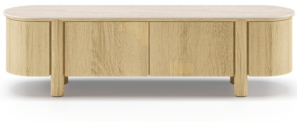 Nova Nook Dubový TV stolek Cecile 200 x 48 cm