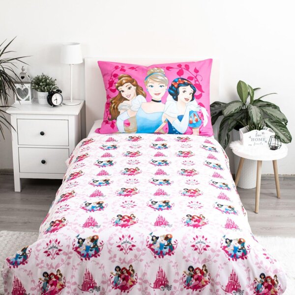 Jerry Fabrics Povlečení Princezny Heart 140x200, 70x90 cm