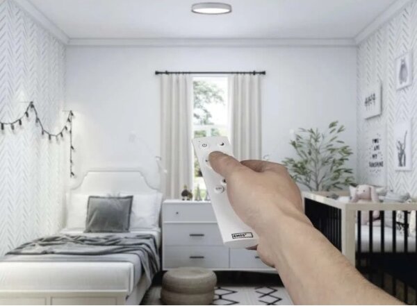 LED Stm stropní svítidlo ILVI LED/30W/230V 2700-6500K pr. 40 cm bílá/béžová+DO
