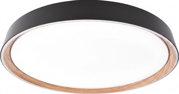 LED Stm stropní svítidlo ILVI LED/30W/230V 2700-6500K pr. 40 cm černá/béžová+DO