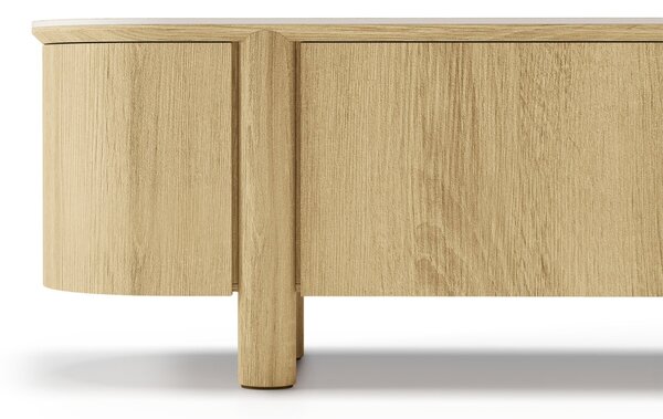 Nova Nook Dubový TV stolek Cecile 200 x 48 cm