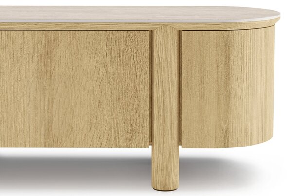 Nova Nook Dubový TV stolek Cecile 200 x 48 cm