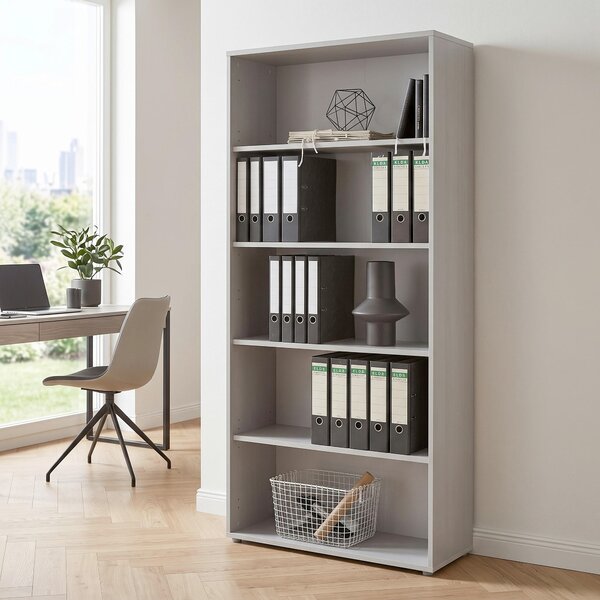REGÁL NA DOKUMENTY, šedá, 84,4/185,6/33 cm MID.YOU - Online Only kancelářský nábytek, Online Only