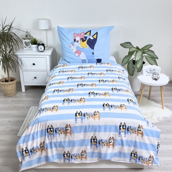 Jerry Fabrics Povlečení Bluey 140x200, 70x90 cm
