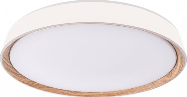 LED Stm stropní svítidlo ILVI LED/45W/230V 2700-6500K pr. 50 cm bílá/béžová+DO