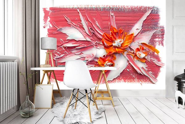Fototapeta - Olejové květiny (152,5x104 cm)