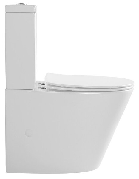 Sapho Sapho, PACO RIMLESS WC kombi mísa s nádržkou včetně splachovací soupravy, spodní/zadní, PC1012WR