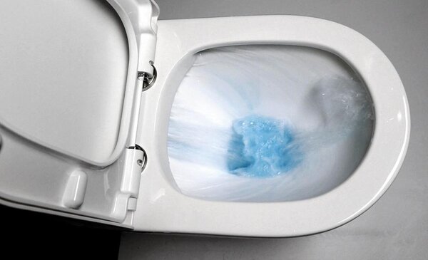 Sapho Sapho, PACO RIMLESS WC kombi mísa s nádržkou včetně splachovací soupravy, spodní/zadní, PC1012WR
