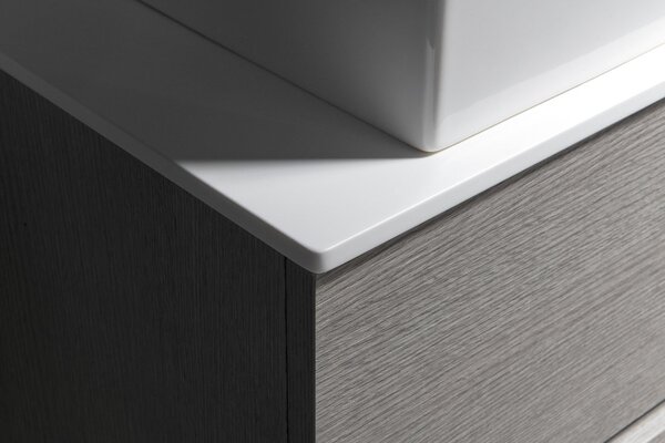 Sapho Sapho, Deska Rockstone 1190x12x440mm, bílá matná, DTR119-0101