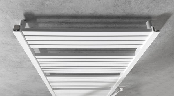 Aqualine Aqualine, TONDI-E elektrické topné těleso, rovné, 600x1330 mm, 600W, bílá, DE480T