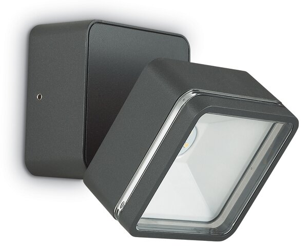 IDEAL LUX - LED Venkovní nástěnné svítidlo Omega Square AP1 antracite 172514 antracitové 4000K IP54