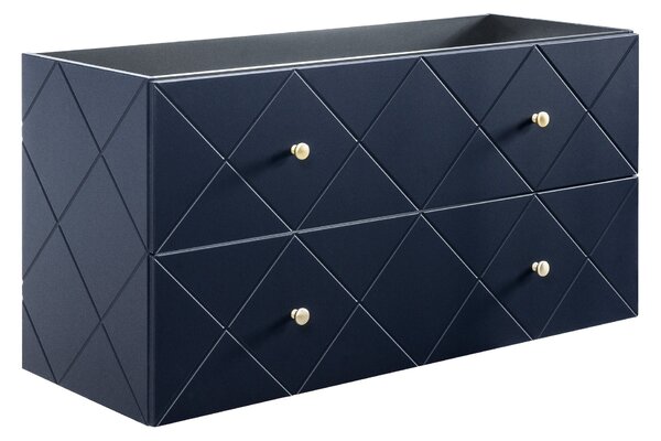 CMD COMAD - Koupelnová skříňka pod umyvadlo Elegance Blue - modrá - 120x61x46 cm