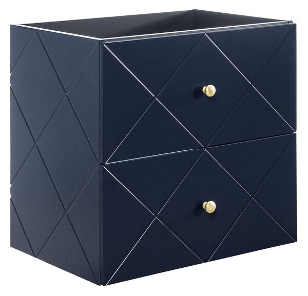 ViaDomo Via Domo - Koupelnová skříňka pod umyvadlo Elegance Blue - modrá - 60x61x46 cm
