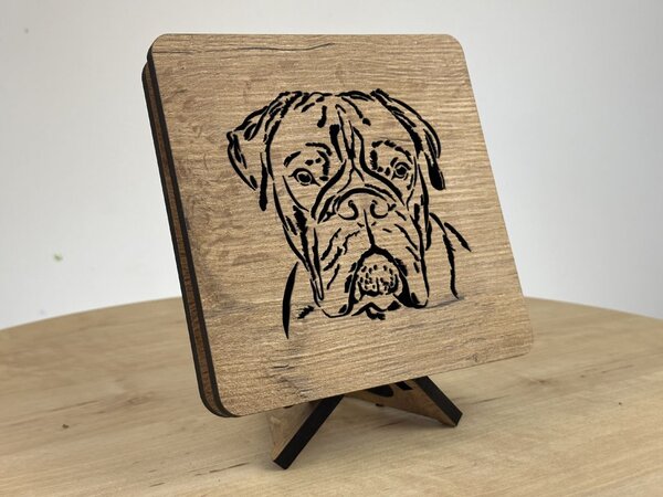 "Boxer" lampa 19x19cm provedení povrchu: dub