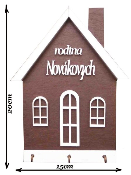 Věšák na klíče