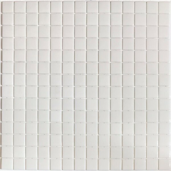 Hisbalit Obklad skleněná bílá Mozaika SULU 2,5x2,5 (33,3x33,3) cm - 25SULLH