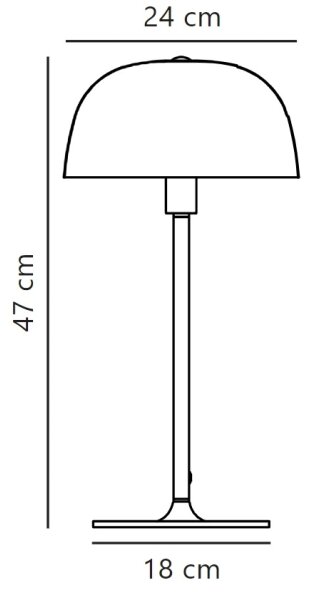 Nordlux - Stolní lampa CERA 1xE14/40W/230V zlatá
