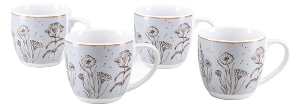 SADA HRNKŮ NA KÁVU porcelán keramika 4dílné Creatable - Kolekce nádobí, Online Only