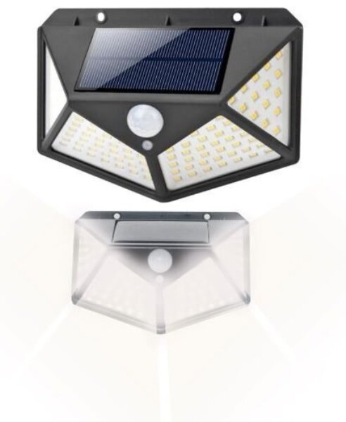 ISO 10720 Solární osvětlení 100 LED SMD s pohybovým senzorem