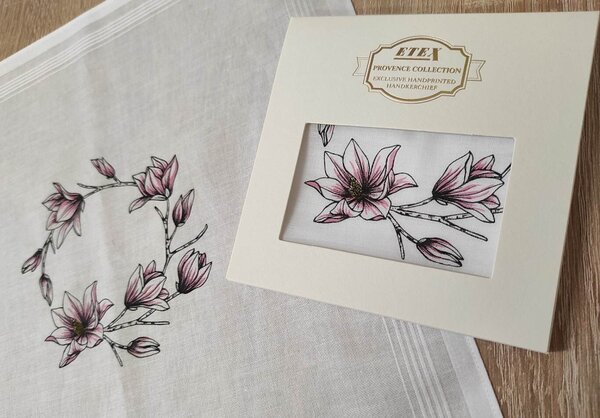 ETEX Kapesník L35 dárková krabička Magnolie (1 ks)