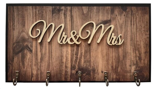 Věšák na klíče "Mr & Mrs" čislo: 4