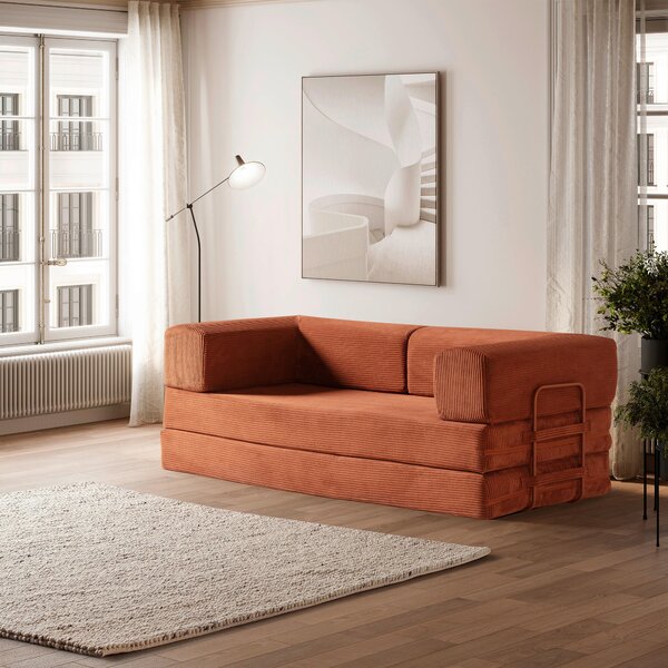 ROZKLÁDACÍ POHOVKA, textil, terracotta Livetastic - Rozkládací pohovky, Online Only