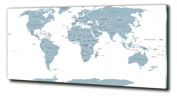 Moderní skleněný obraz z fotografie Politická mapa osh-114089218