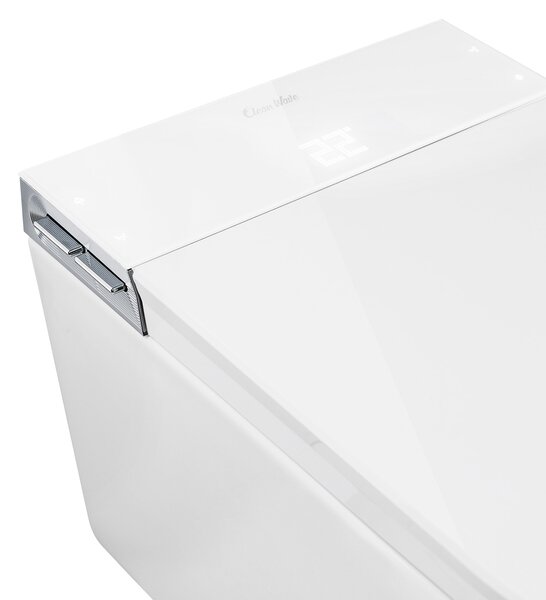 Clean Wave Breeze bidetové wc závěsné Bez oplachového kruhu s vírovým splachováním bílá CWB700