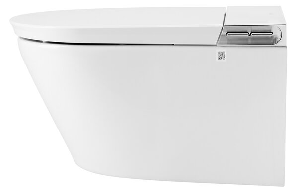 Clean Wave Breeze bidetové wc závěsné Bez oplachového kruhu s vírovým splachováním bílá CWB700