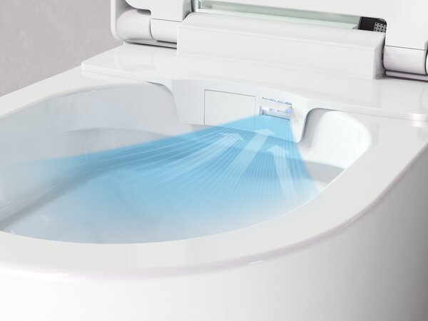 Clou Clever bidetové wc závěsné Bez oplachového kruhu s vírovým splachováním bílá CL/04.05020