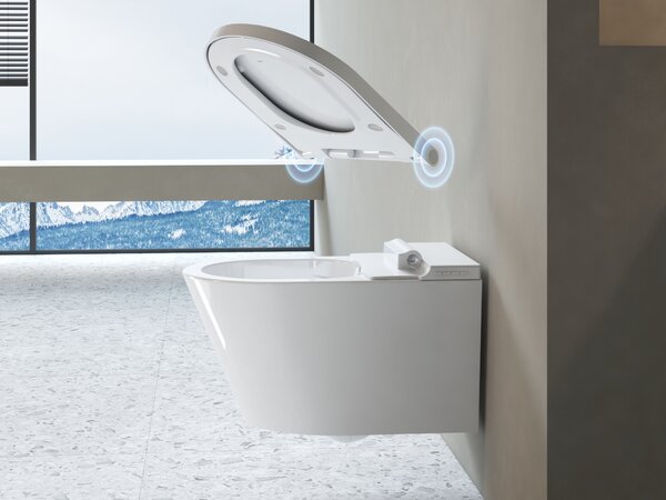 Clou Clever bidetové wc závěsné Bez oplachového kruhu s vírovým splachováním bílá CL/04.05020