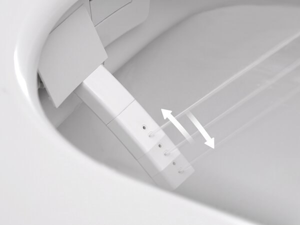 Clou Clever bidetové wc závěsné Bez oplachového kruhu s vírovým splachováním bílá CL/04.05020