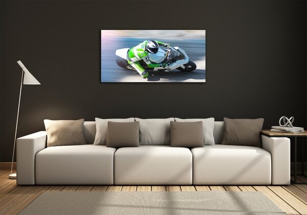 Foto obraz sklo tvrzené Motorkářský závod osh-114562284