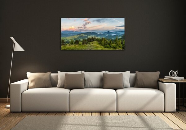 Foto obraz skleněný horizontální Panorama Pienin osh-114464112