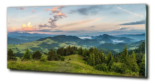 Foto obraz skleněný horizontální Panorama Pienin osh-114464112