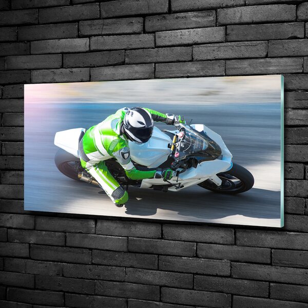 Foto obraz sklo tvrzené Motorkářský závod osh-114562284